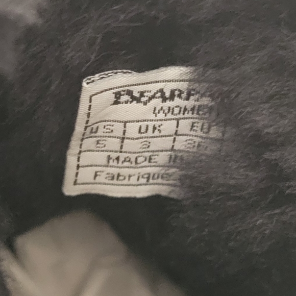 BEARPAW Elle Tall Women's Black Suede Boots Size 5 - Picture 9 of 9